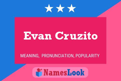 Evan Cruzito Naam Poster