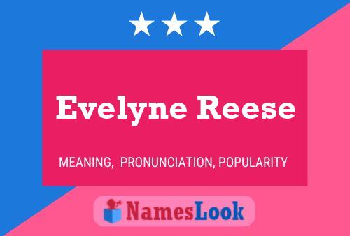 Evelyne Reese Naam Poster