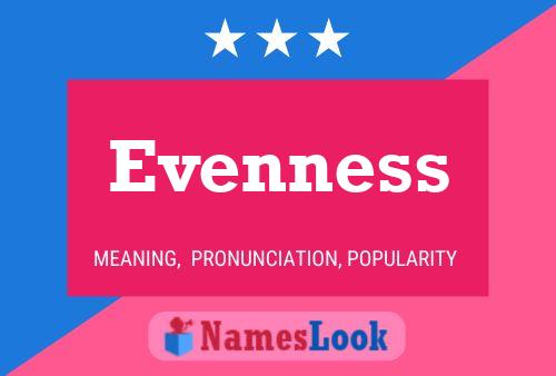 Evenness Naam Poster