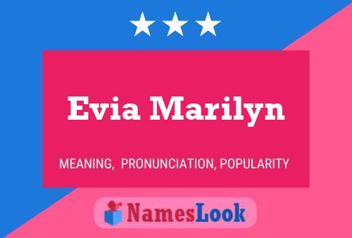 Evia Marilyn Naam Poster