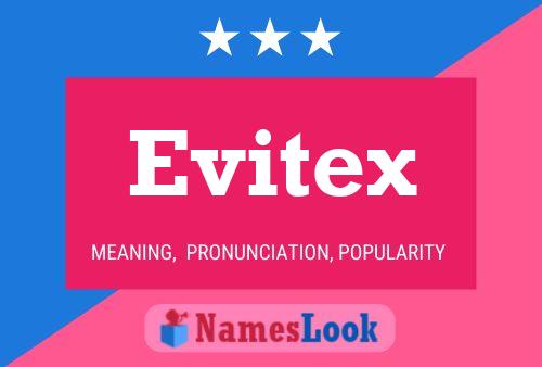 Evitex Naam Poster