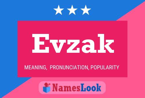 Evzak Naam Poster