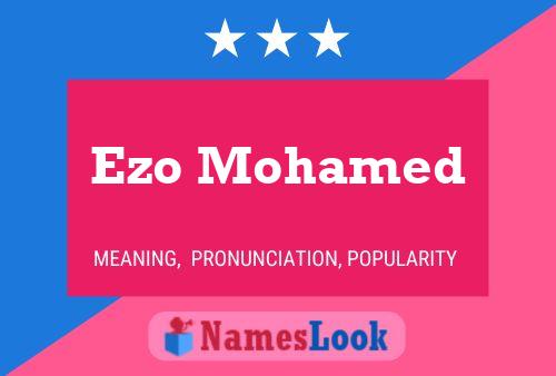 Ezo Mohamed Naam Poster