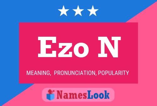 Ezo N Naam Poster