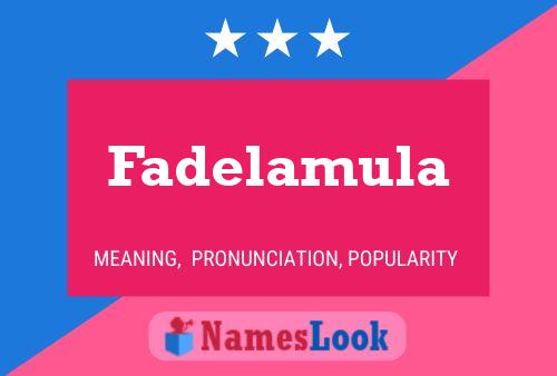 Fadelamula Naam Poster