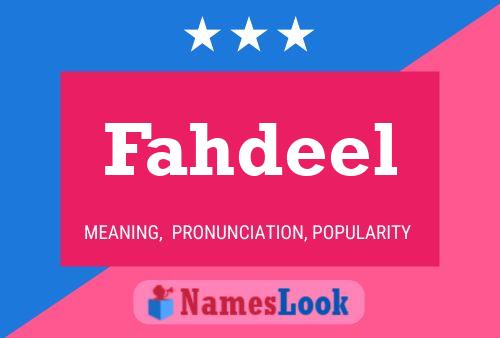 Fahdeel Naam Poster