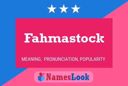 Fahmastock Naam Poster