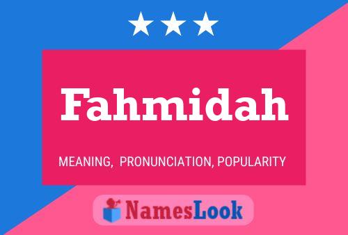 Fahmidah Naam Poster