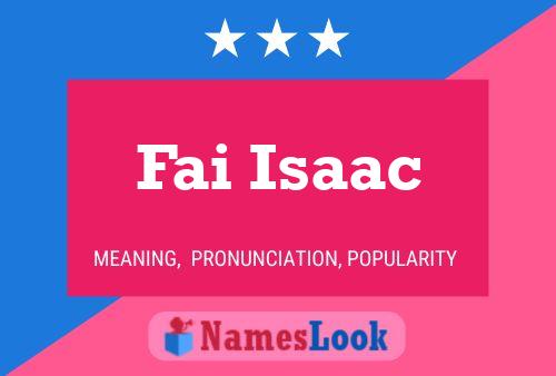 Fai Isaac Naam Poster