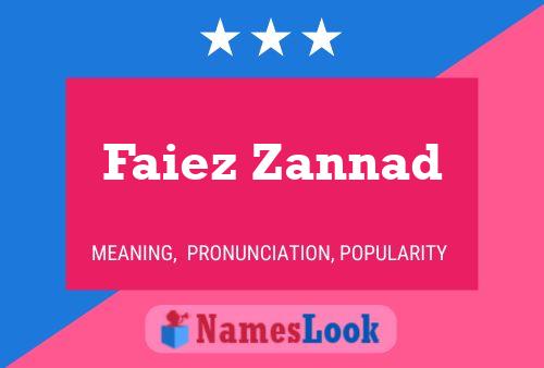 Faiez Zannad Naam Poster