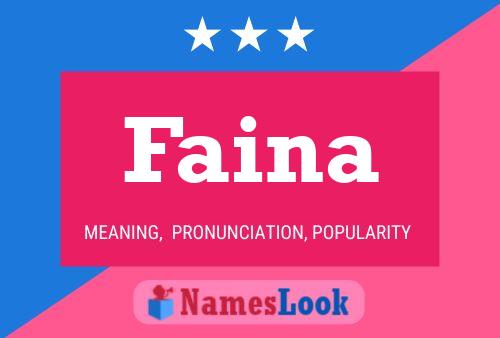 Faina Naam Poster