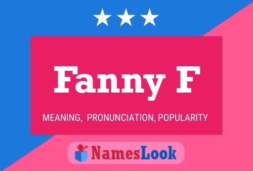 Fanny F Naam Poster