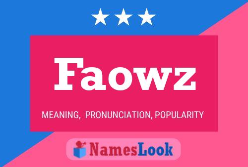 Faowz Naam Poster