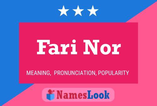 Fari Nor Naam Poster