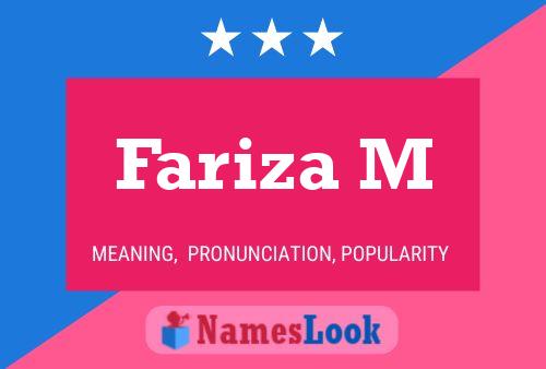 Fariza M Naam Poster