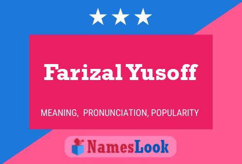 Farizal Yusoff Naam Poster