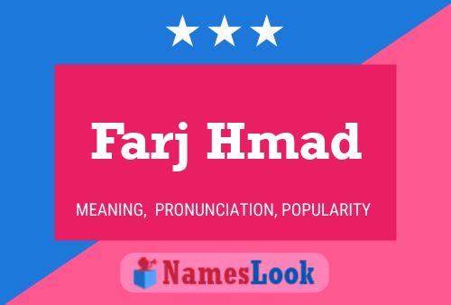 Farj Hmad Naam Poster