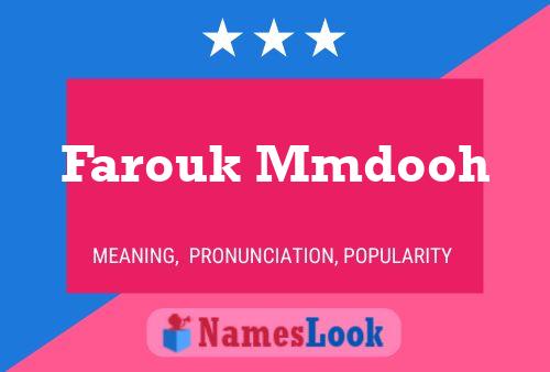 Farouk Mmdooh Naam Poster