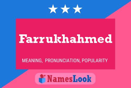 Farrukhahmed Naam Poster