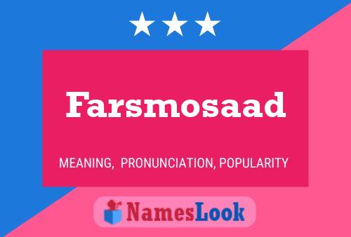 Farsmosaad Naam Poster