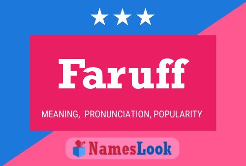 Faruff Naam Poster