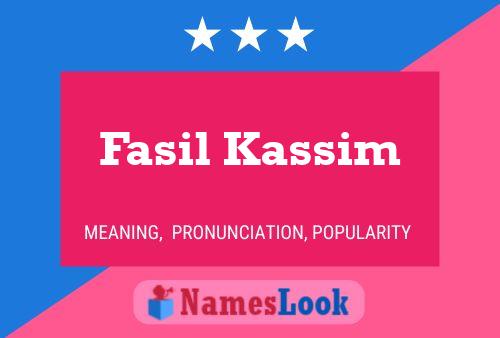 Fasil Kassim Naam Poster