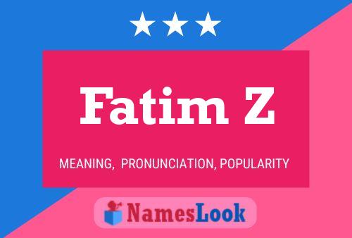 Fatim Z Naam Poster