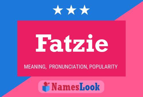 Fatzie Naam Poster