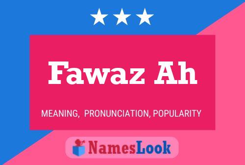 Fawaz Ah Naam Poster