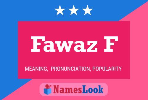 Fawaz F Naam Poster