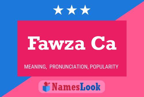 Fawza Ca Naam Poster