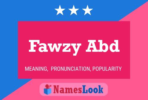 Fawzy Abd Naam Poster