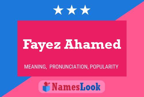 Fayez Ahamed Naam Poster