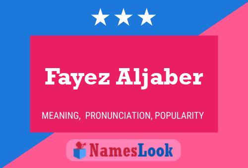 Fayez Aljaber Naam Poster