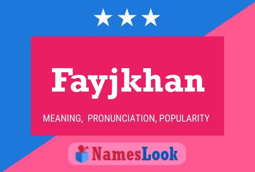 Fayjkhan Naam Poster