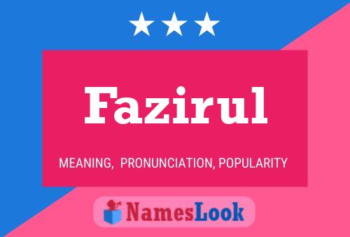 Fazirul Naam Poster