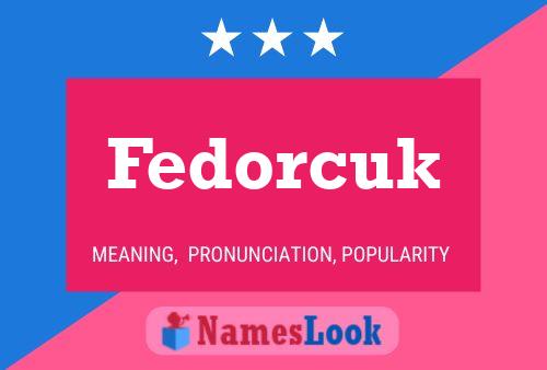 Fedorcuk Naam Poster