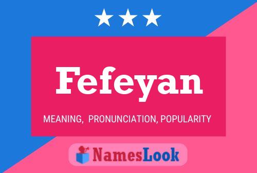 Fefeyan Naam Poster