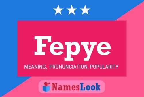 Fepye Naam Poster