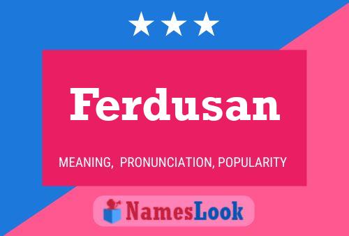 Ferdusan Naam Poster