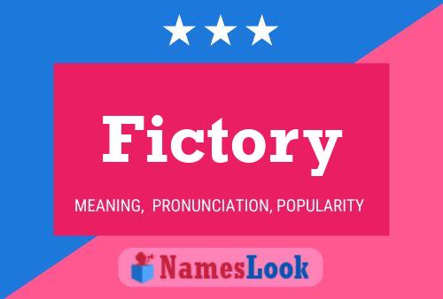 Fictory Naam Poster