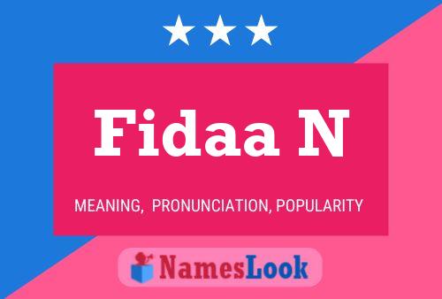 Fidaa N Naam Poster