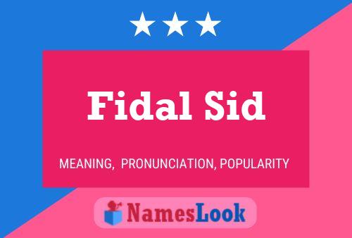 Fidal Sid Naam Poster