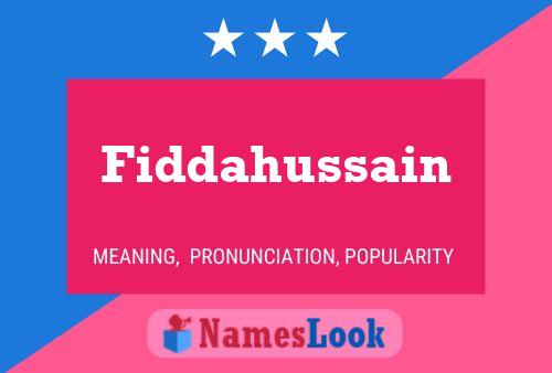 Fiddahussain Naam Poster