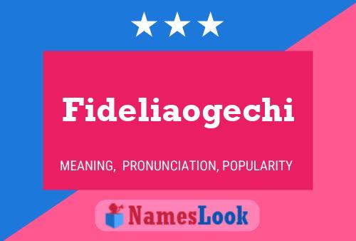 Fideliaogechi Naam Poster