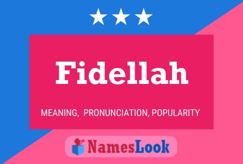 Fidellah Naam Poster