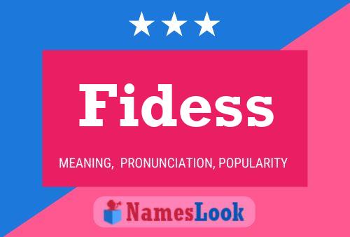 Fidess Naam Poster