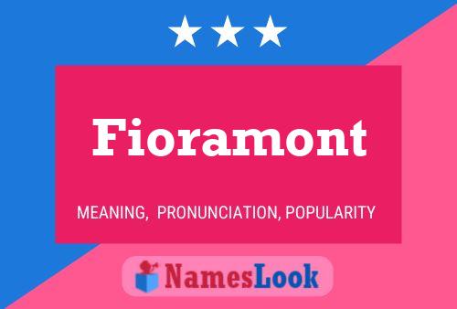 Fioramont Naam Poster