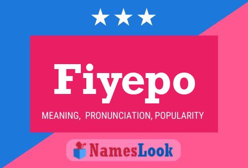 Fiyepo Naam Poster