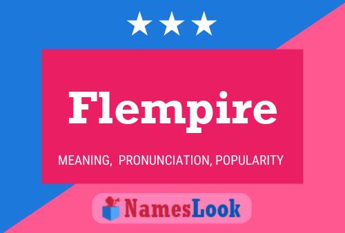 Flempire Naam Poster